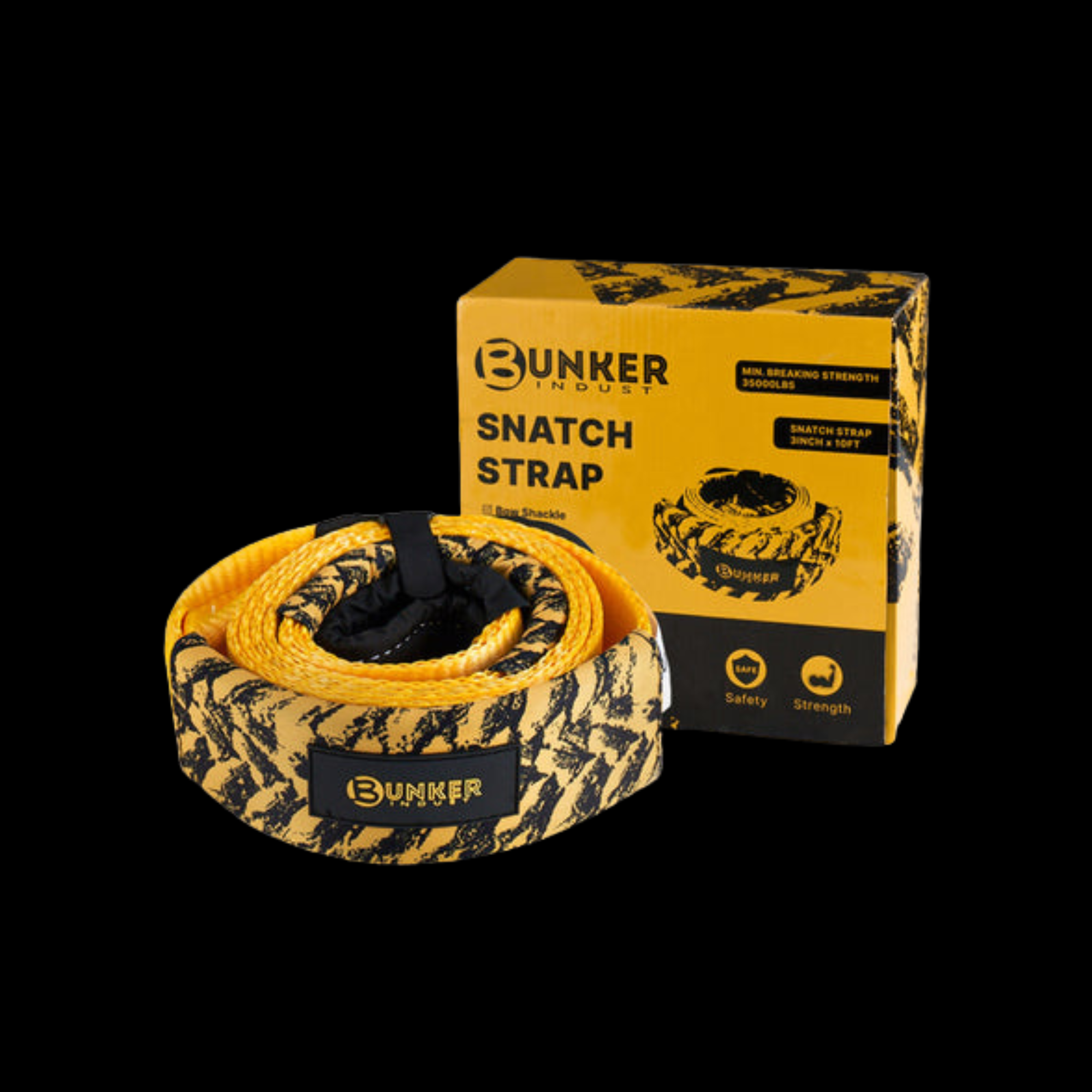 Bunker Indust Snatch Tow Strap 3M