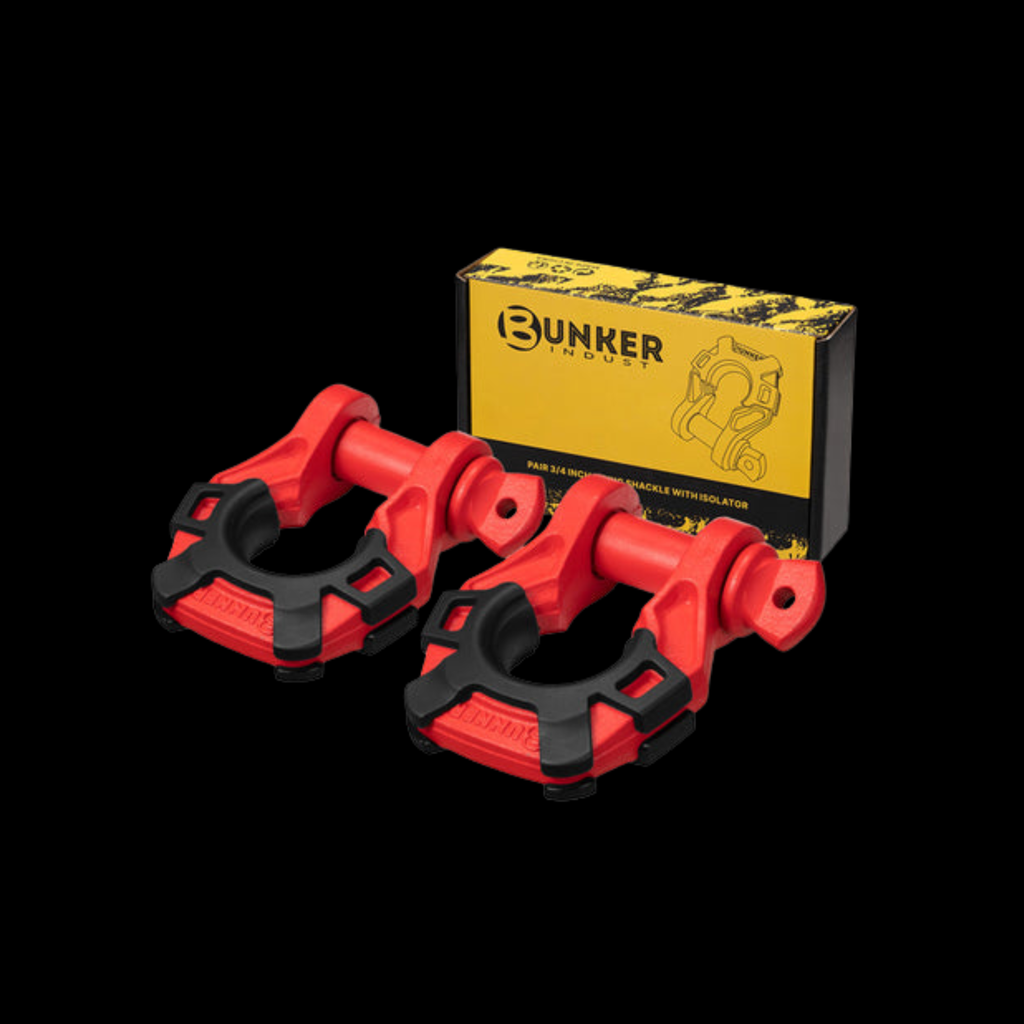 Bunker Indust Shackles 4.75Ton Set of 2